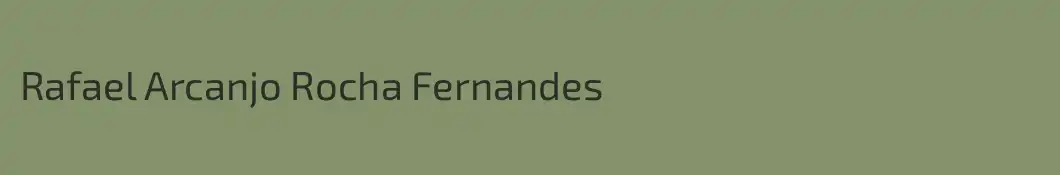 Rafael Arcanjo Rocha Fernandes